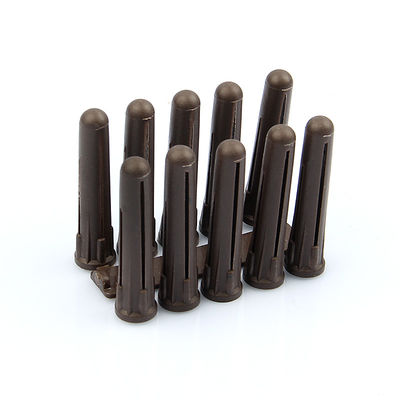 Tuğlalar HDPE Plastik Duvar Bağlamaları Bağlamalar Kahverengi Rengi 7MM X 40MM